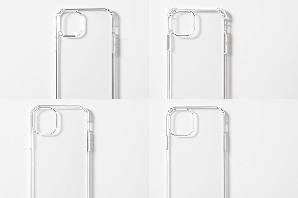 4 clear phone cases